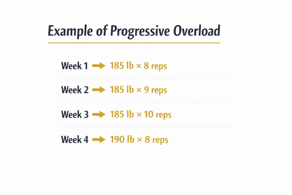 How to apply progressive overload strength training