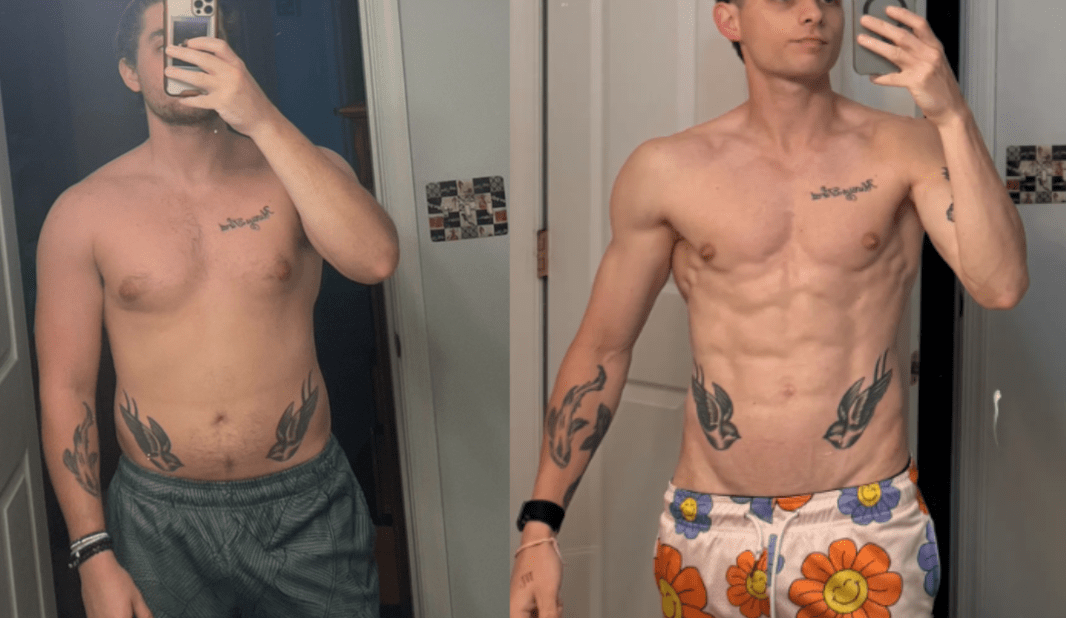 Jake before & after (1) best online trainers personal trainers nutrition coaches